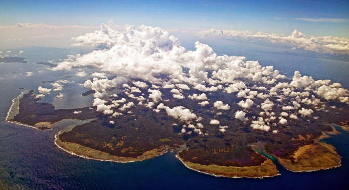 ▲ 하늘에서 내려다본 필리핀의 작은 섬. 아름답다.