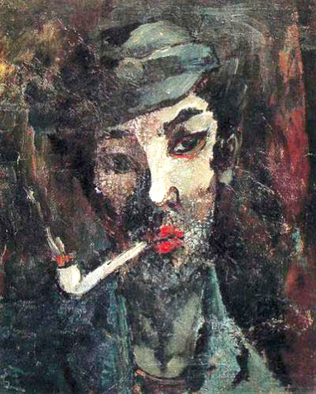 구본웅이 그린 이상의 초상, ‘우인의 초상’(1935).
