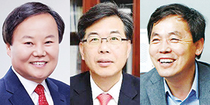 한국당 김재원 의원, 한국당 송언석 의원, 민주당 김현권 의원