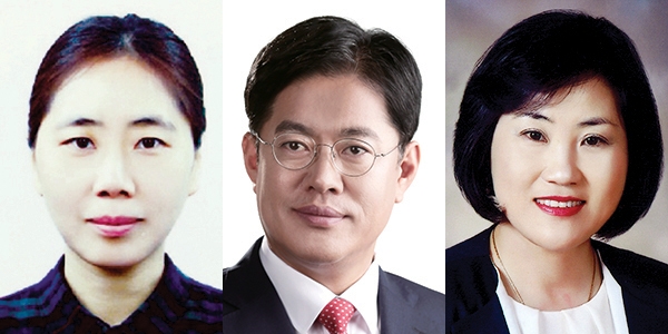 양은향 대표, 박정호 시의원, 이나겸 시의원
